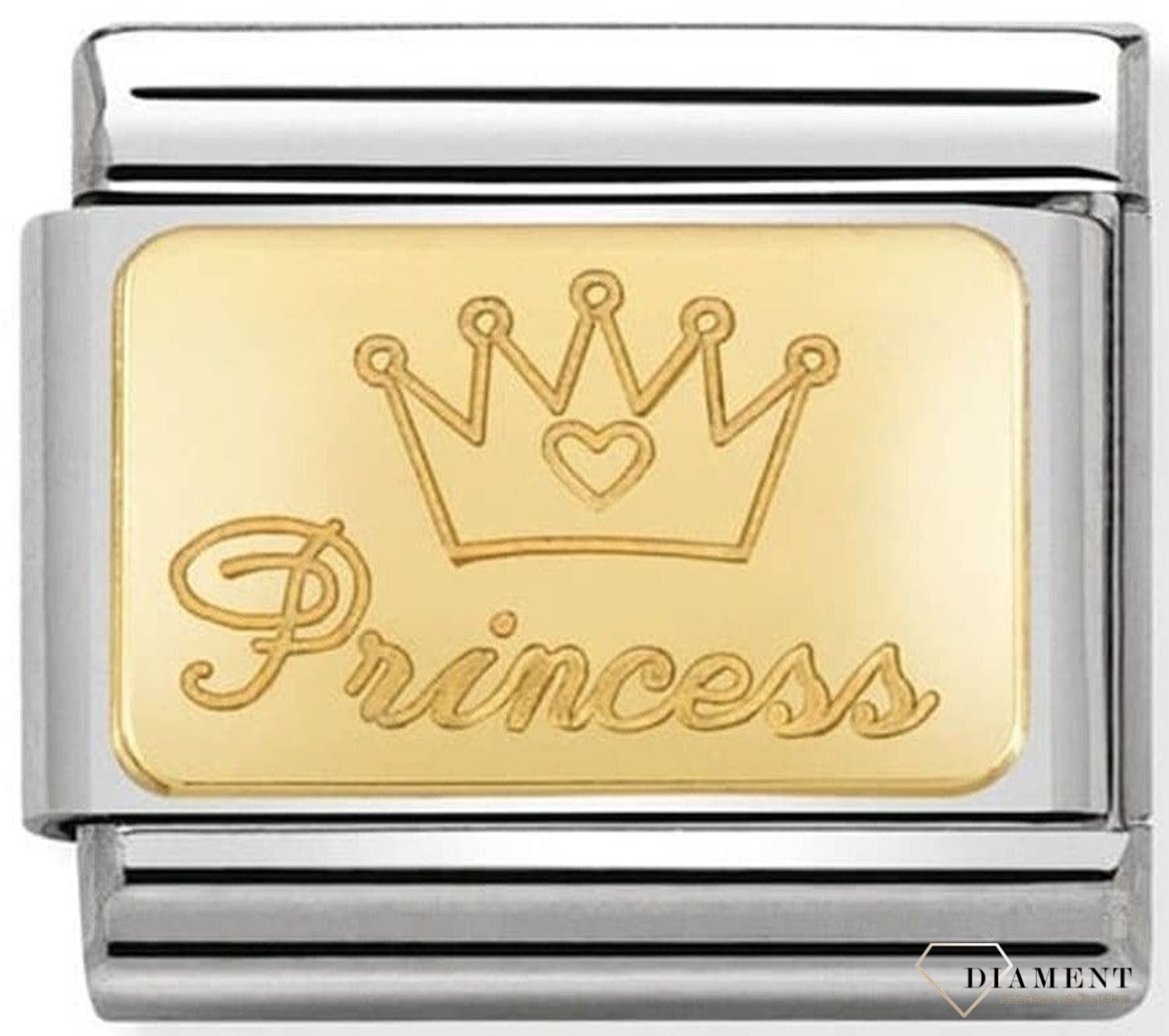 Nomination - Link 18K zawieszka złoto 'Księżniczka' 030121 47 biżuteria nomination nomination zawieszki nomination baza.jpg